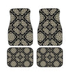 4Pcs Bohemian Car Floor Mats Anti-slip Heavy Duty Persian Carpet