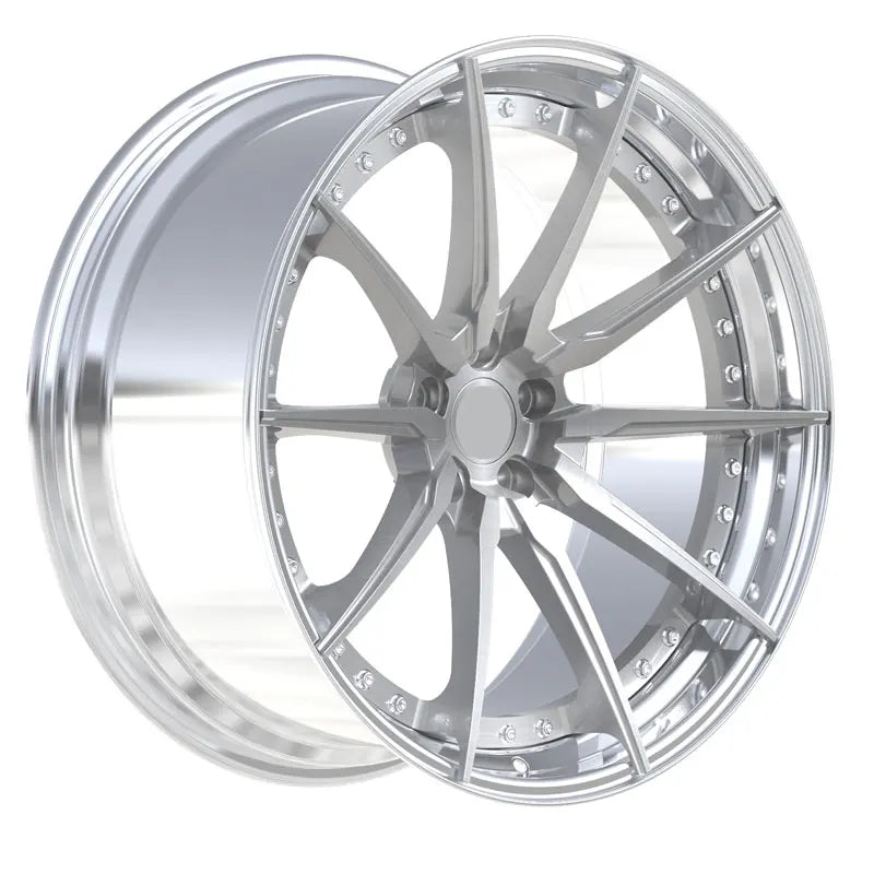 Custom Chrome 2-piece Forged Aluminum Alloy Wheels