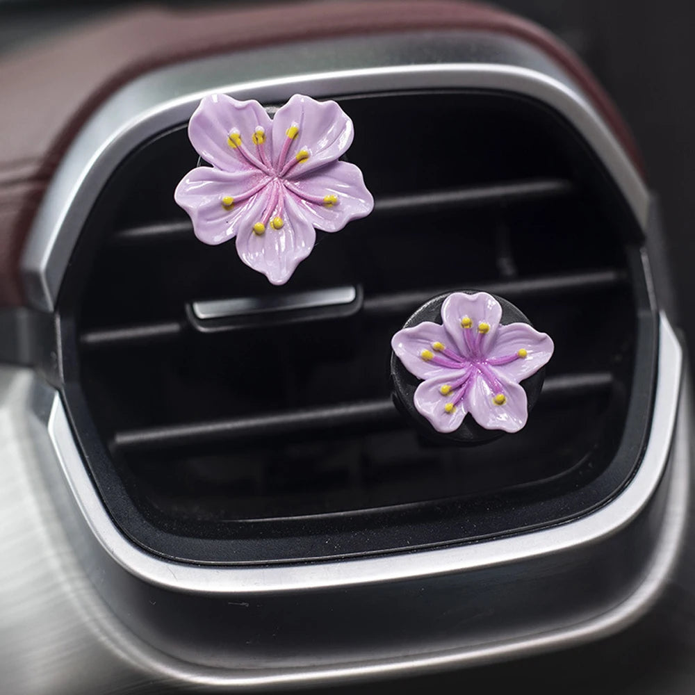 2pcs Car Perfume Clip Flower