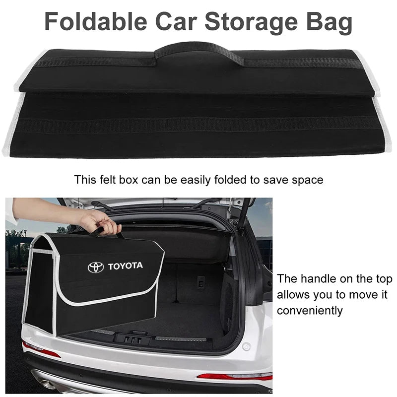 Toyota Large Trunk Organizer Box – Folding Storage Bag