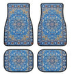 4Pcs Bohemian Car Floor Mats Back Persian Carpet