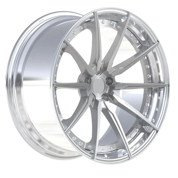 Custom Chrome 2-piece Forged Aluminum Alloy Wheels