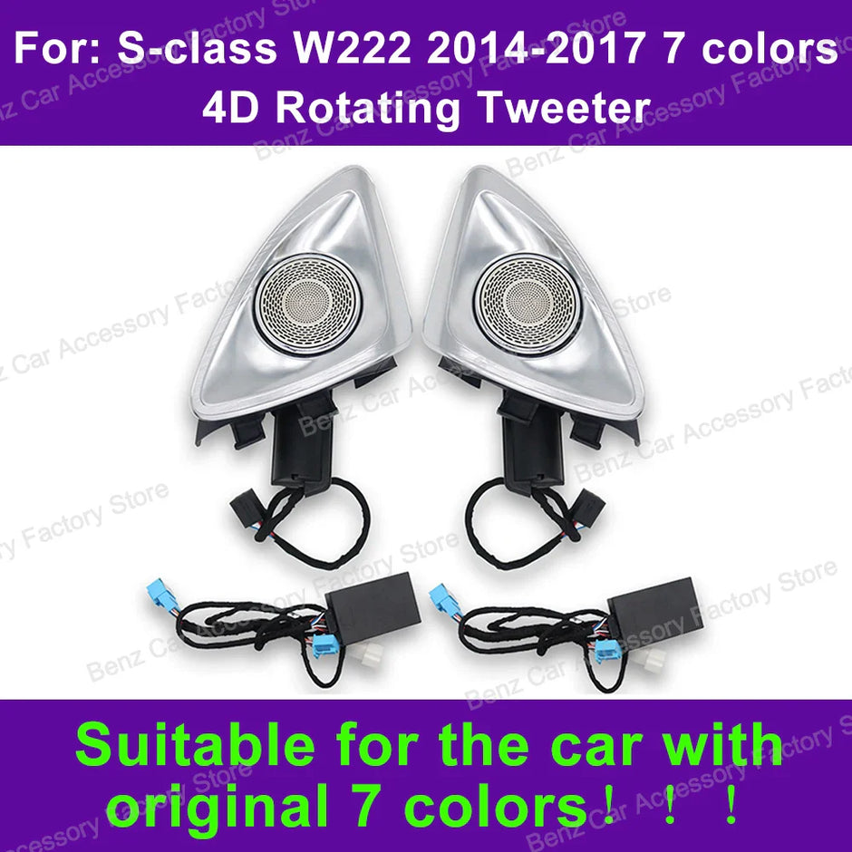 7/64 Color LED Turbo Air Vent Ambient Light –  Features a 4D rotary speaker design.