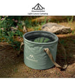 MOUNTAINHIKER Outdoor Foldable 10L Round Bucket Storage Bag