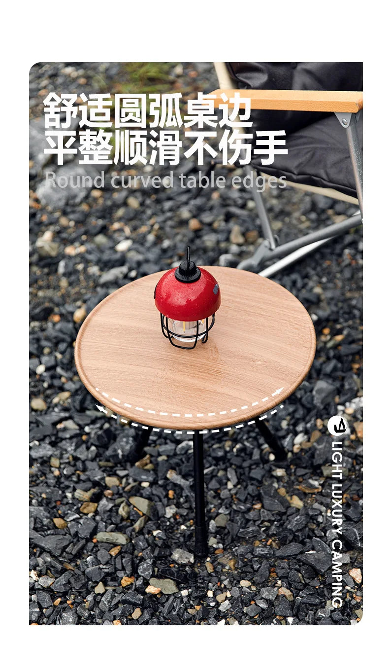 MOUNTAINHIKER Telescopic Folding Round Table