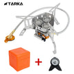 TARKA 3-Head Folding Gas Stove – 5800W Camping & Outdoor Cooking Burner