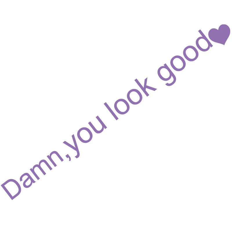 Dann You Look Good Decoration Rear View Mirror