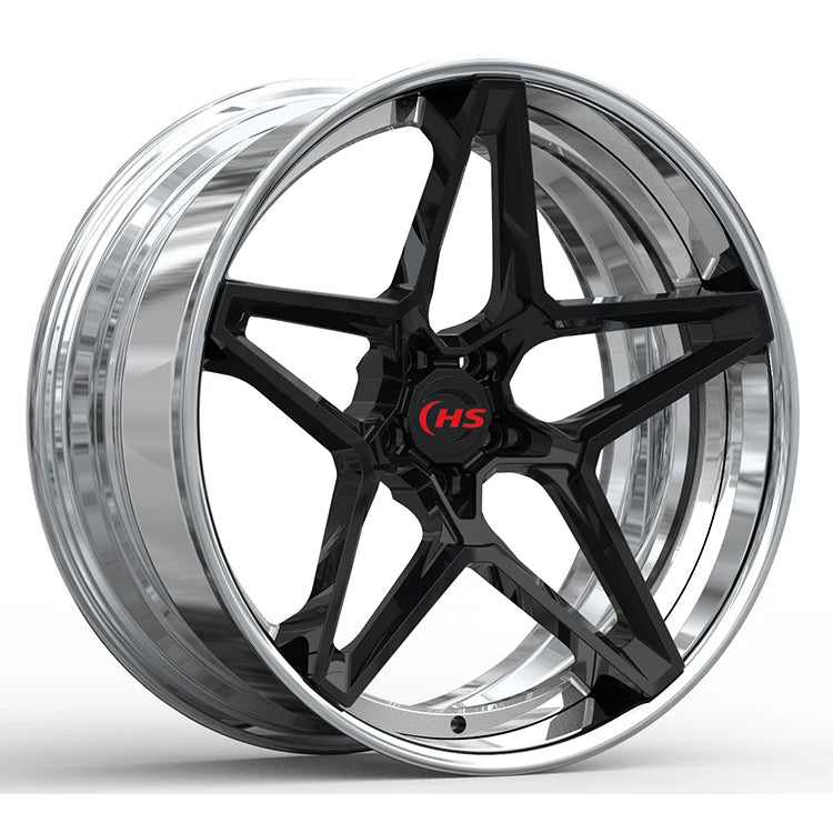 2-Piece Custom Wheel 5 Spoke Forged Wheels