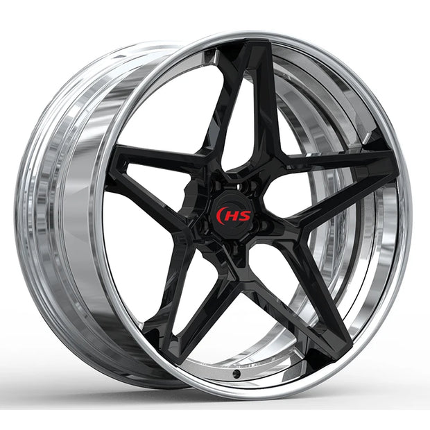2-Piece Custom Wheel 5 Spoke Forged Wheels