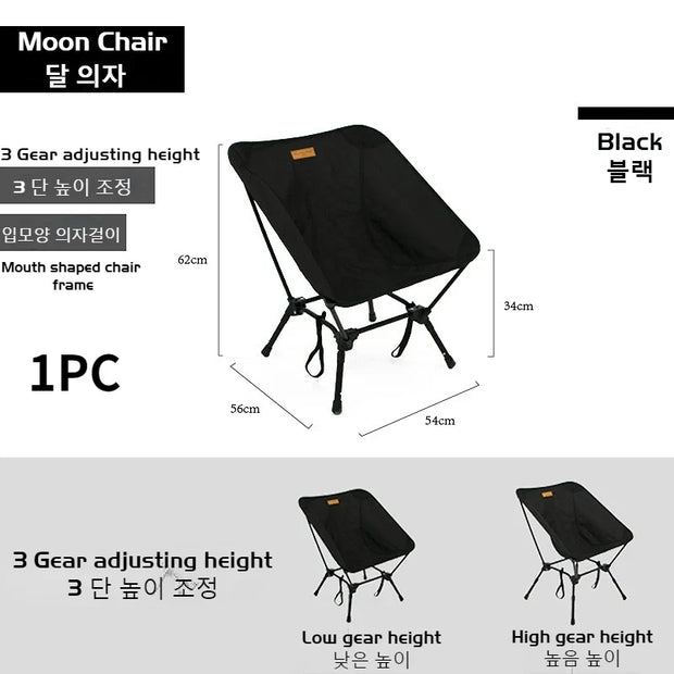 MOUNTAINHIKER Ultralight Outdoor Camping Folding Chair – 1.2kg