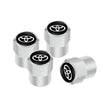 Toyota Metal Tire Valve Caps – 4PCS