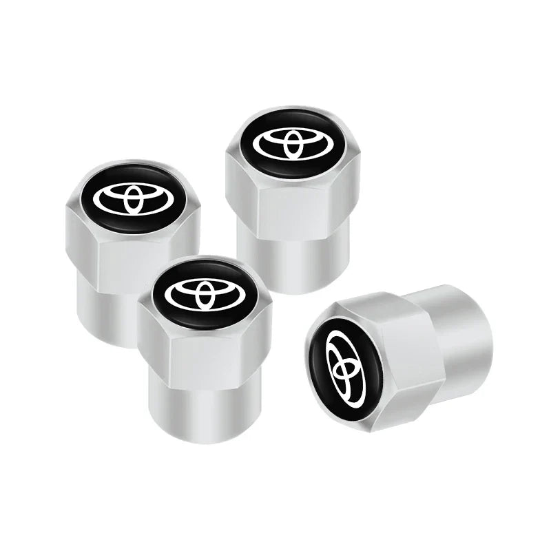 Toyota Metal Tire Valve Caps – 4PCS