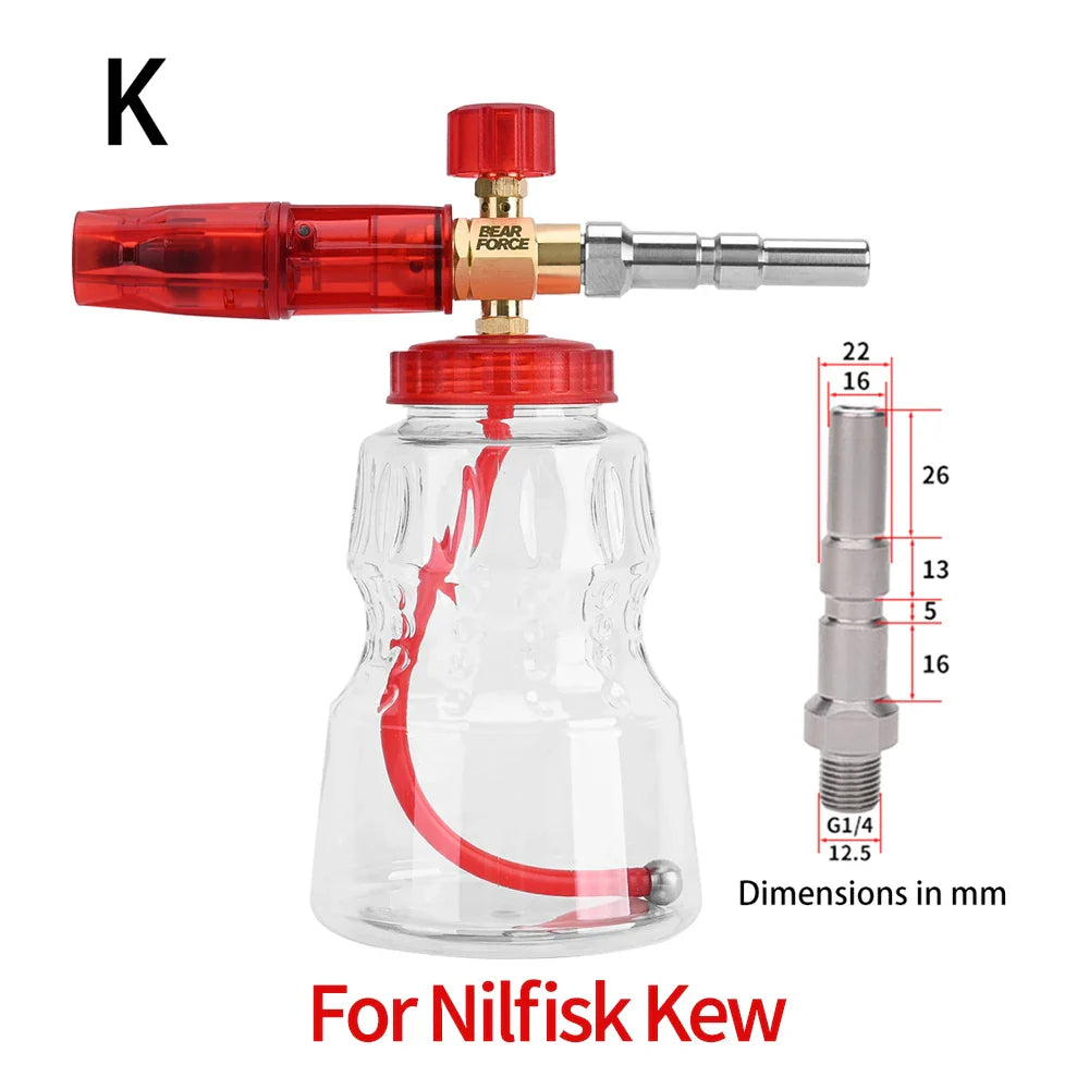 Brass Foam Lance Nozzle for Pressure Washers – Car Wash Foam Maker