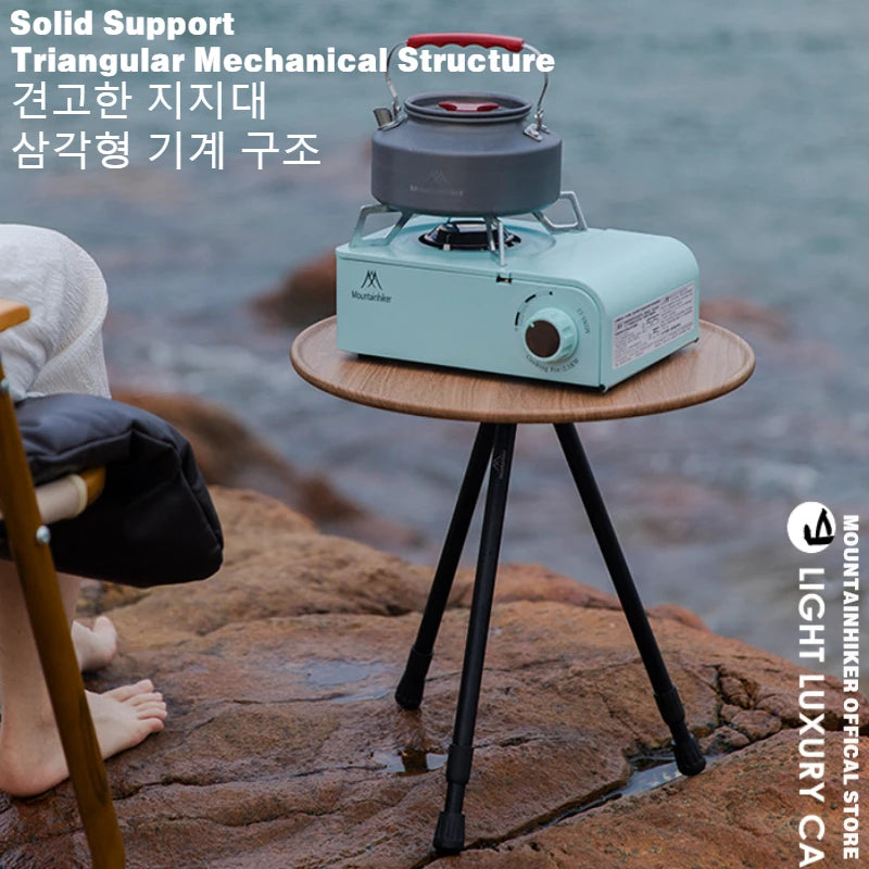 MOUNTAINHIKER Telescopic Folding Round Table