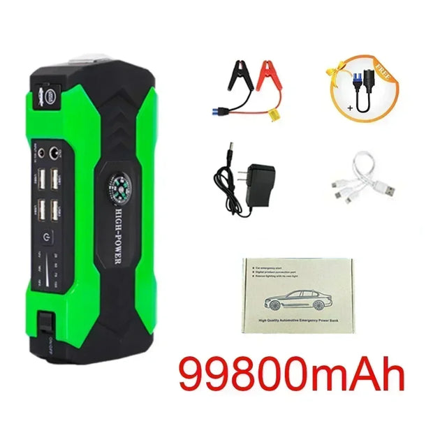 Car Jump Starter 3000A Power Bank and light
