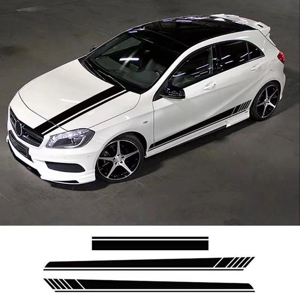 Car Vinyl Bonnet & Door Decal Strip