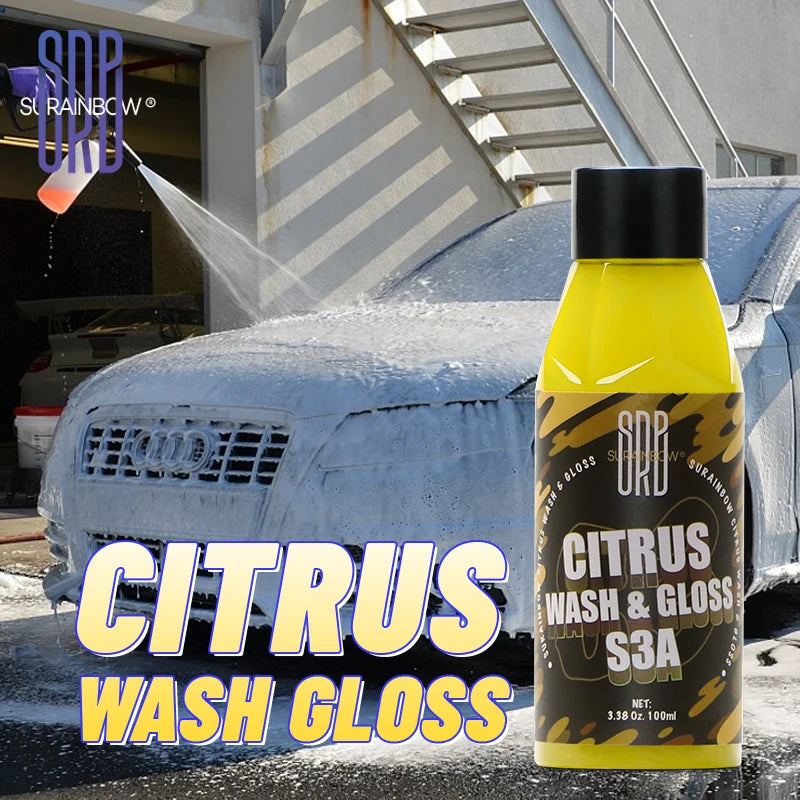Citrus Foaming Car Wash Soap – Safe for Foam Cannons, Guns & Bucket Wash