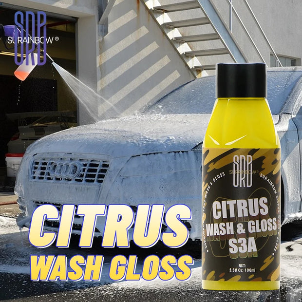 Citrus Foaming Car Wash Soap – Safe for Foam Cannons, Guns & Bucket Wash