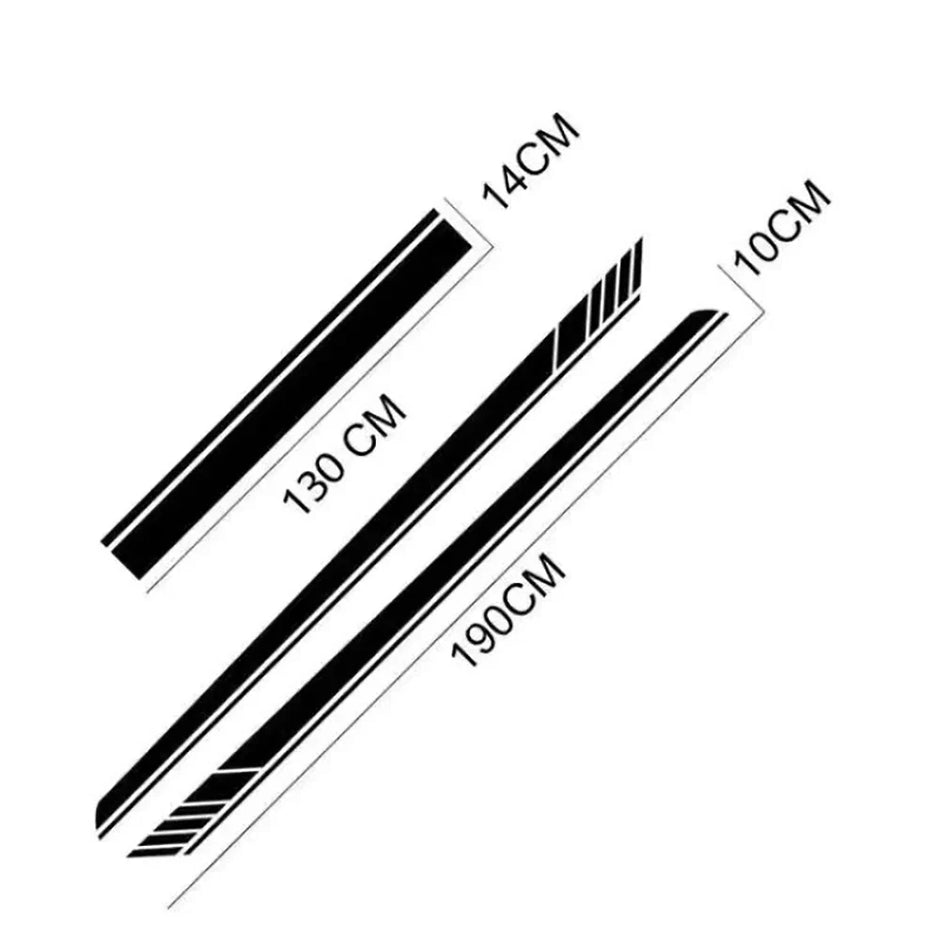 Car Vinyl Bonnet & Door Decal Strip