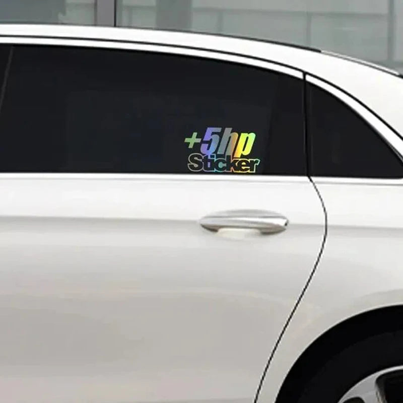 ”+5hp Sticker“decal