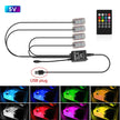LED Car Interior Ambient Backlight Remote App Music Control