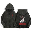 Berserk Wash Zip Up Hoodie