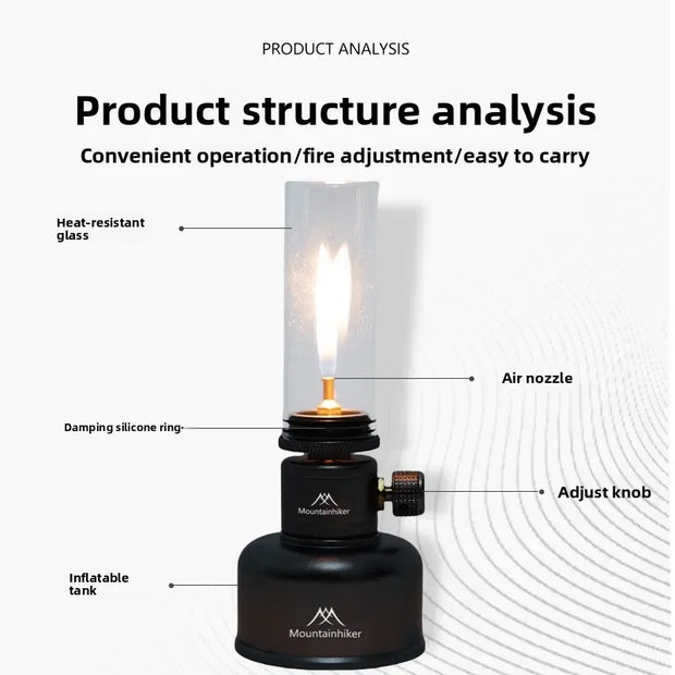 MOUNTAINHIKER Outdoor Camping Gas Lamp Set