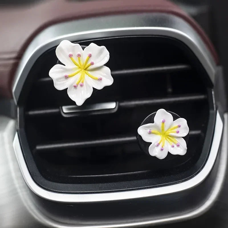 2pcs Car Perfume Clip Flower