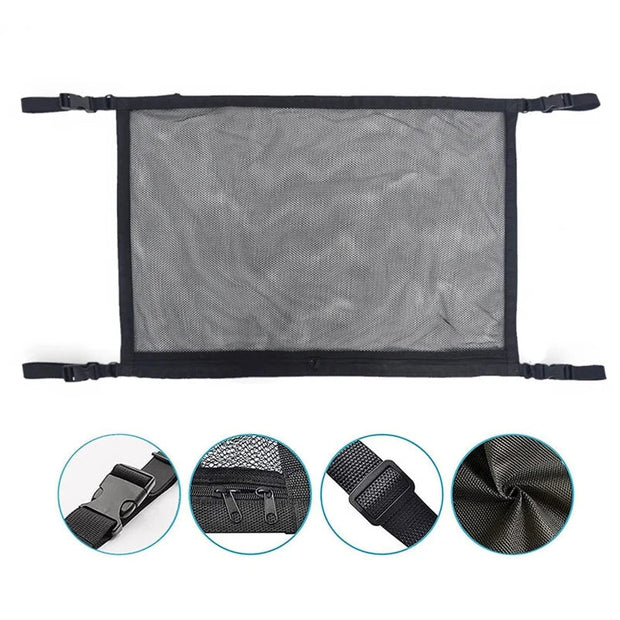 ceiling cargo net storage organizer
