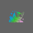 Pokemon Vinyl Decal Gangar