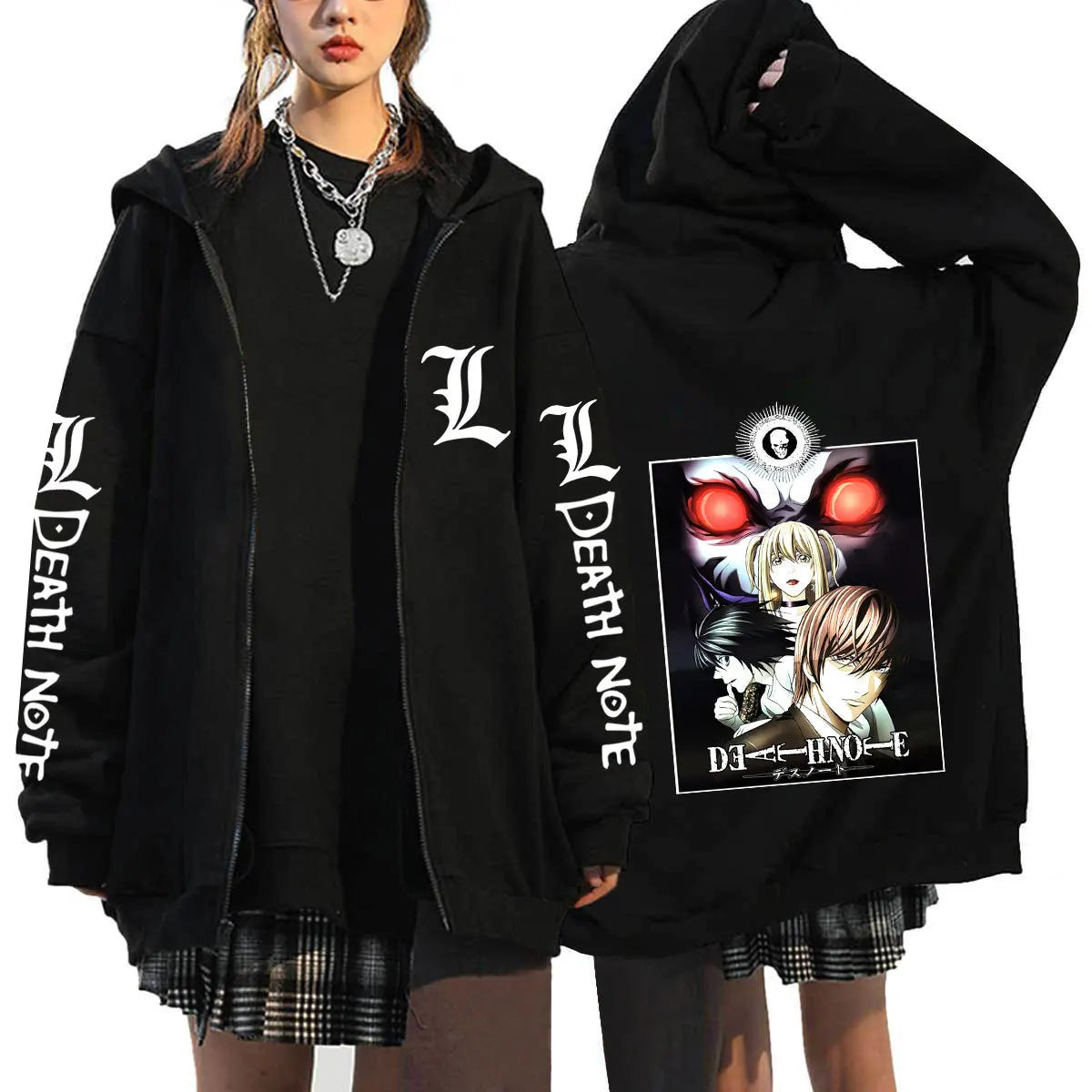Death Note Printed Hoodie