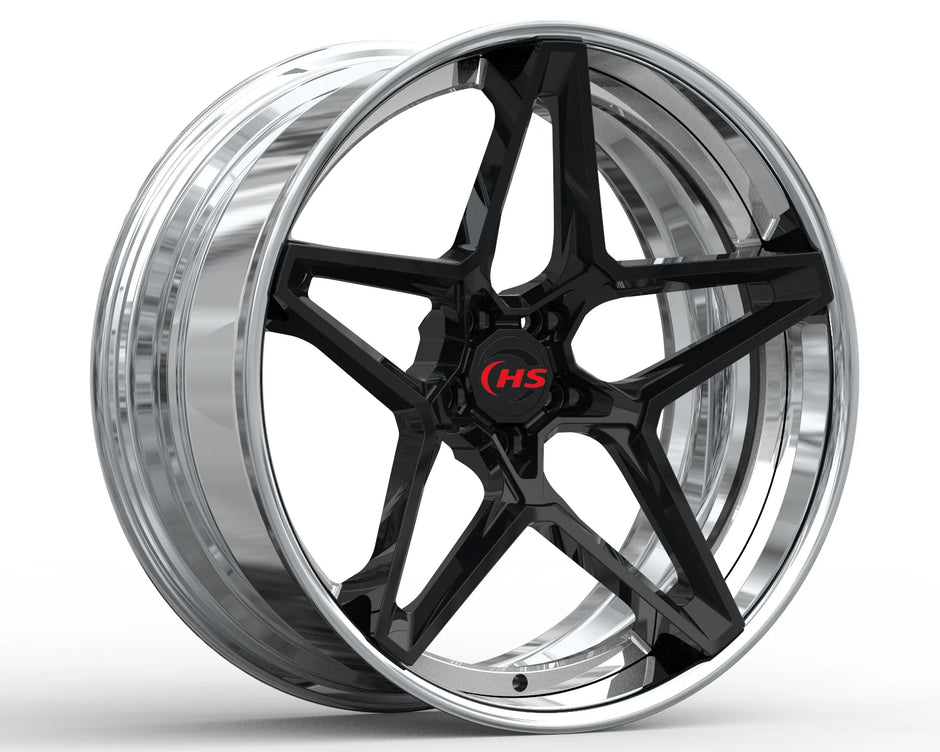 2-Piece Custom Wheel 5 Spoke Forged Wheels