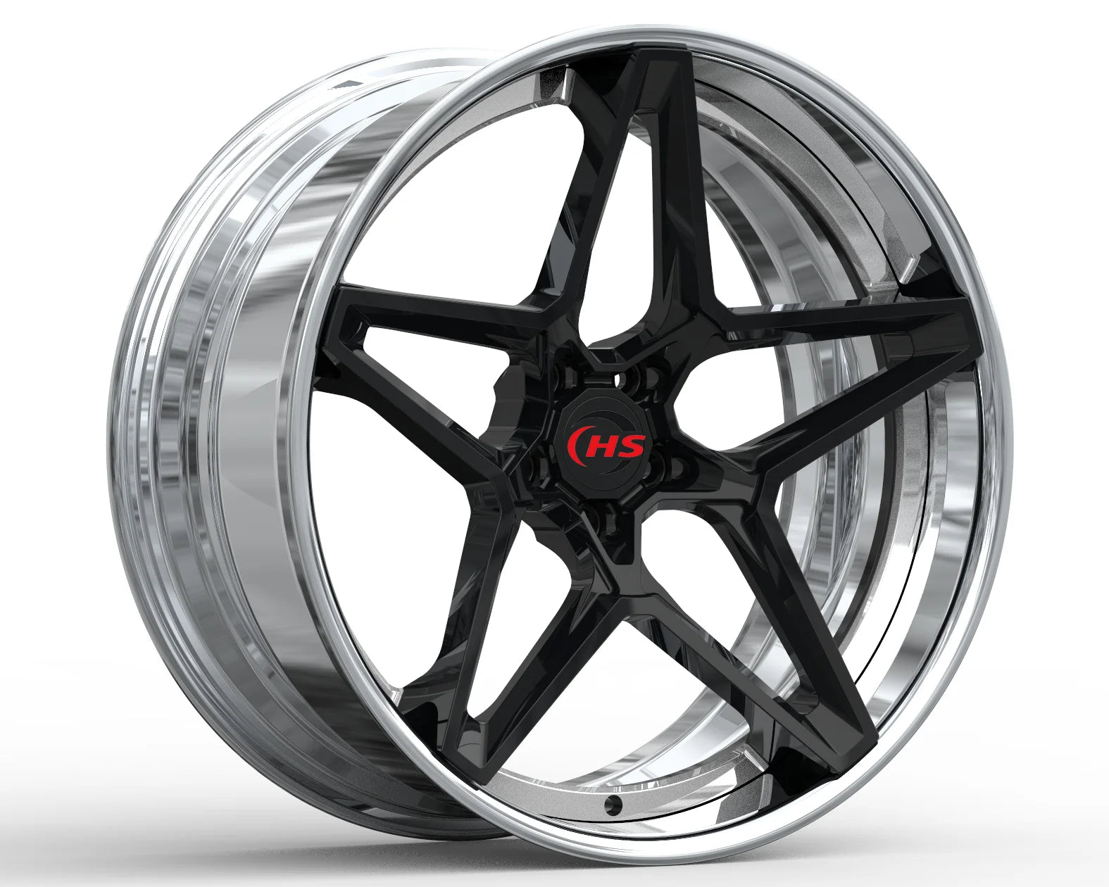 2-Piece Custom Wheel 5 Spoke Forged Wheels