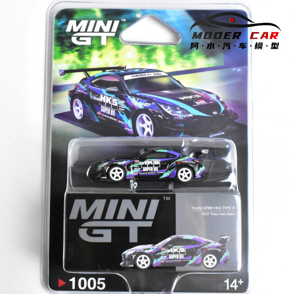 MINIGT TSM 1:64 GR86 HKS Diecast Model Car