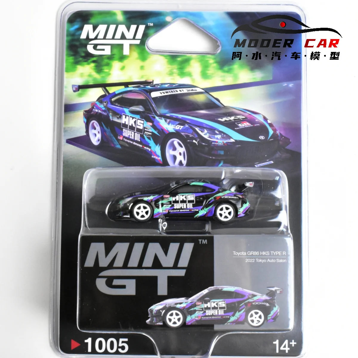 MINIGT TSM 1:64 GR86 HKS Diecast Model Car