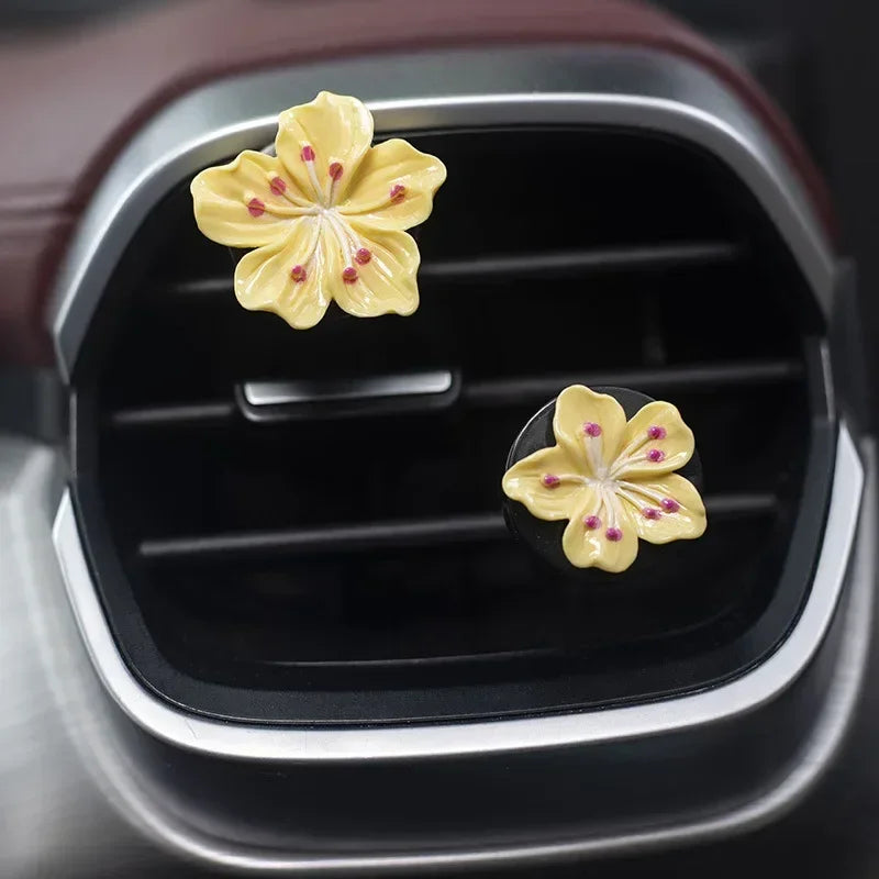 2pcs Car Perfume Clip Flower
