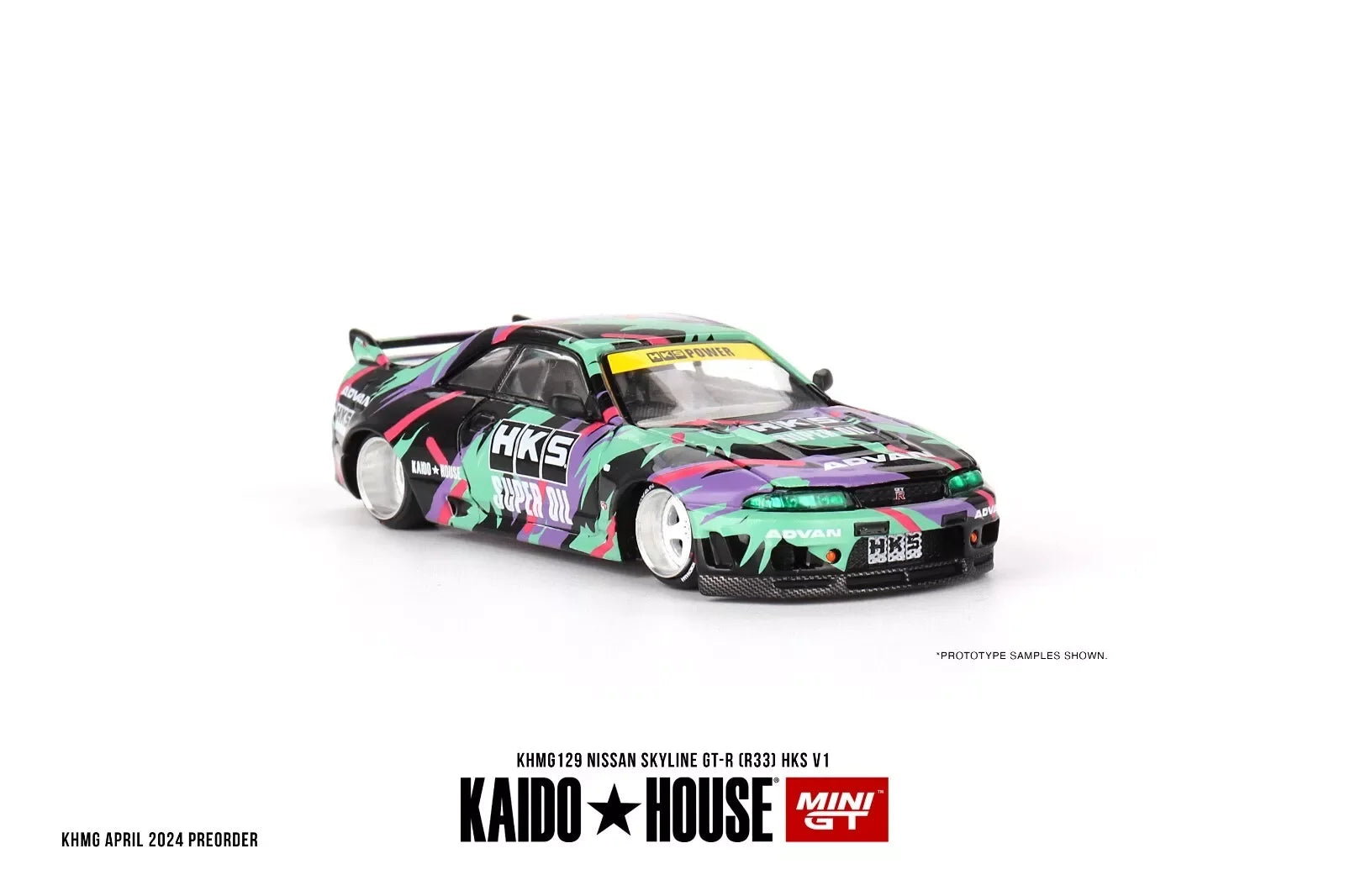 Mini GT x Kaido 1:64 GT-R (R33) HKS Diecast Model Car