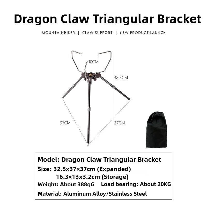 MOUNTAINHIKER Tripod Bracket for Outdoor Camping Stove