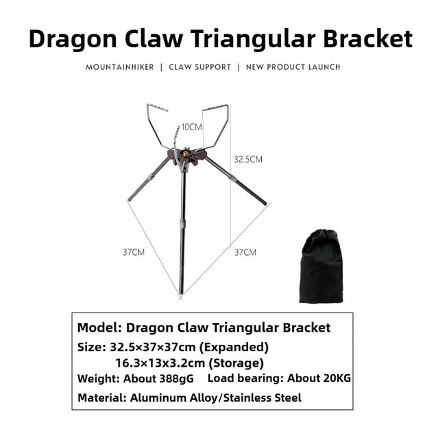 MOUNTAINHIKER Tripod Bracket for Outdoor Camping Stove