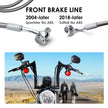 Stainless Steel Braided Brake Lines for Harley 2004-Up