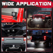 Pair 2 LED Fog Driving 4x4 Off Road Lights