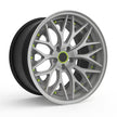 GVICHN Custom Silver 3 Piece Forged Wheels