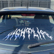 Windshield Banner Nightlife - Gothic Style Car Windows Stickers