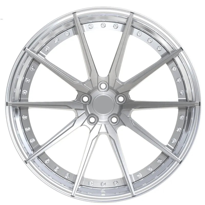 Custom Chrome 2-piece Forged Aluminum Alloy Wheels