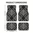 4 Pcs Car Floor Mats Bohemian Pattern