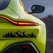 1PC Forest Snow Mountain Appearance Car Stickers