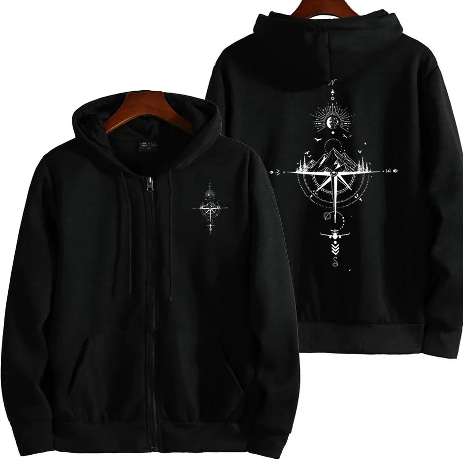 Vintage Compass  Hoodies