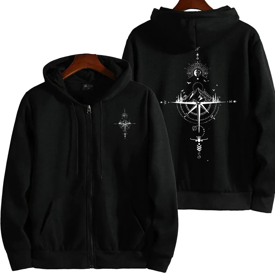Vintage Compass  Hoodies