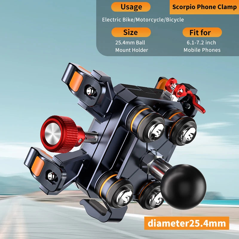 Apex Rush 2025 New Motorcycle  Phone Holder