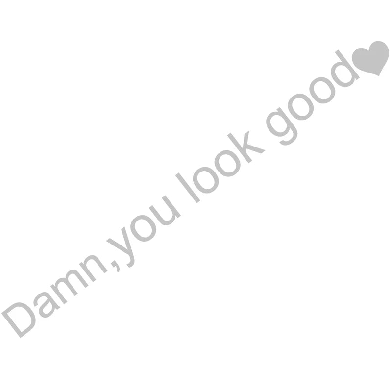 Dann You Look Good Decoration Rear View Mirror